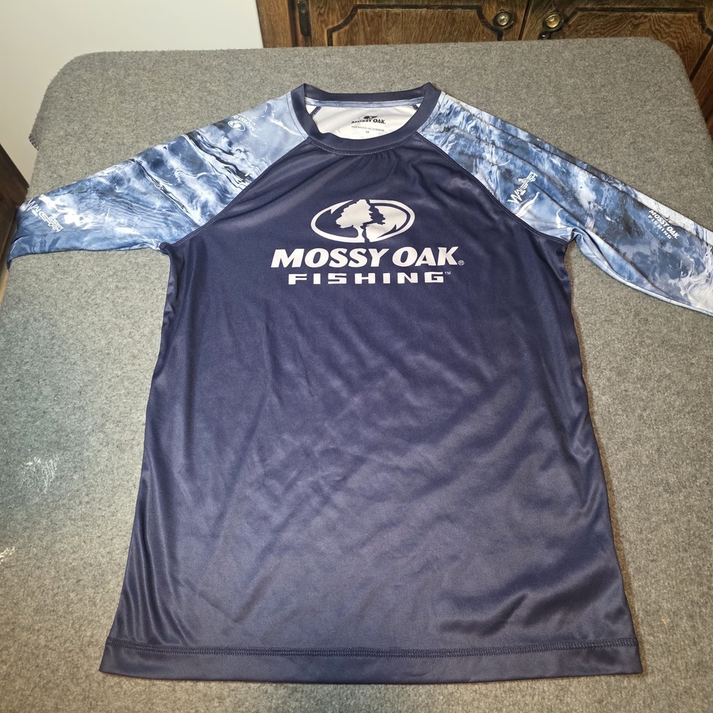 Mossy Oak Fishing Shirt Long Sleeve Small I2